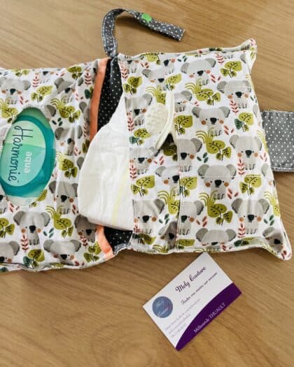 Pochette couche + lingettes